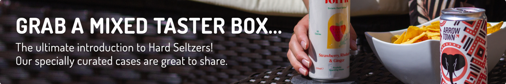 Hard seltzer taster cases and introductory boxes Hard seltzer taster cases and introductory boxes