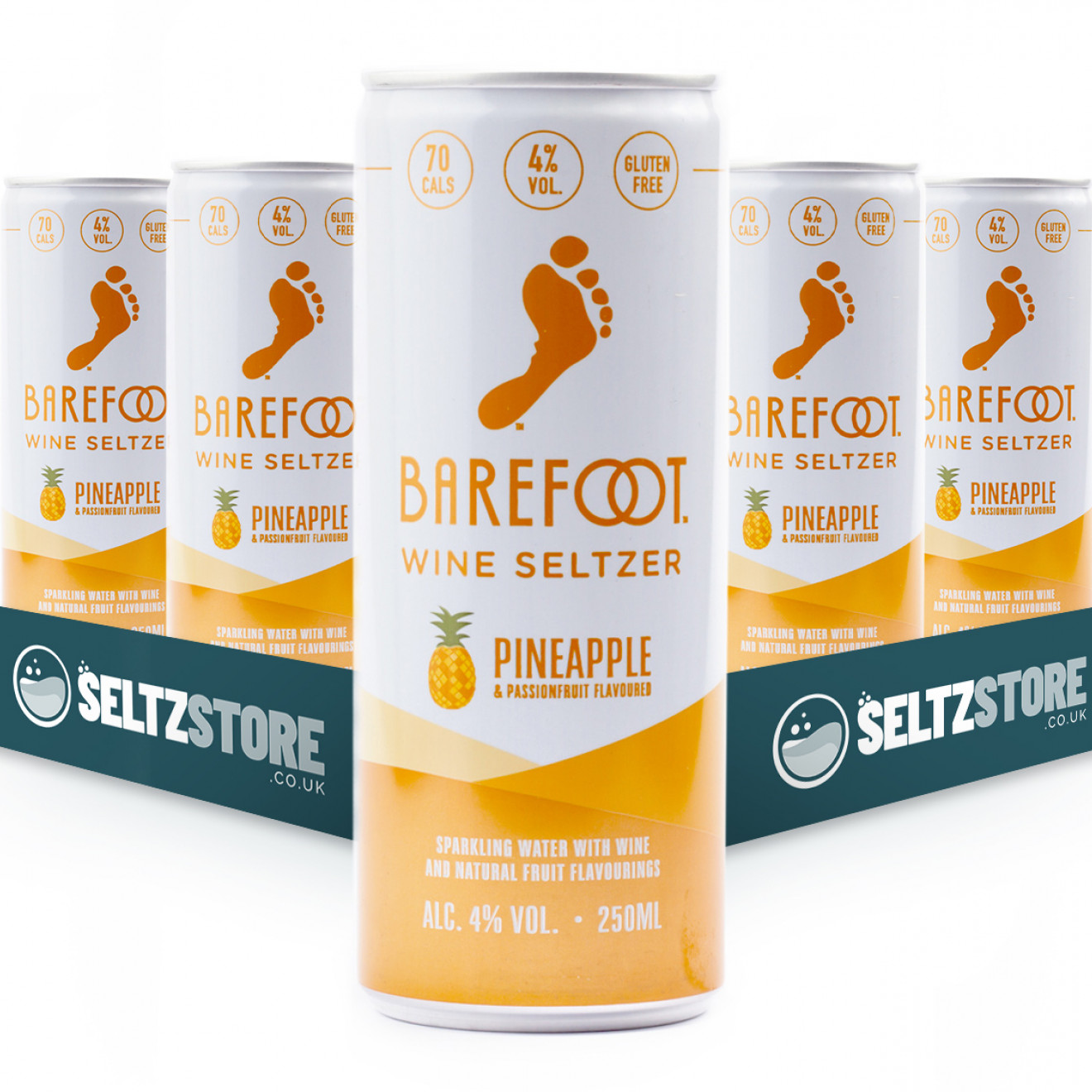 Barefoot - Pineapple & Passionfruit Hard Seltzer Multipack