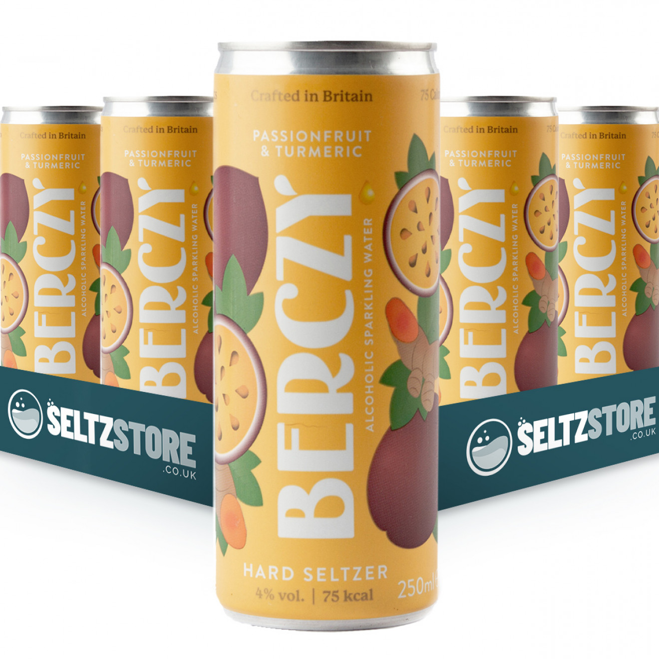 Berczy - Passionfruit & Tumeric Hard Seltzer Multipack