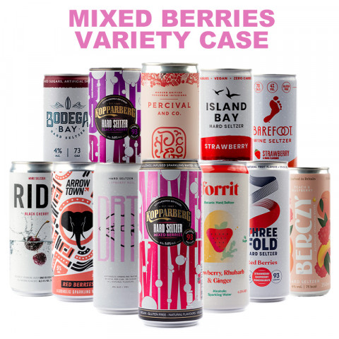 Hard Seltzer Taster Box - Mixed Berry Flavour