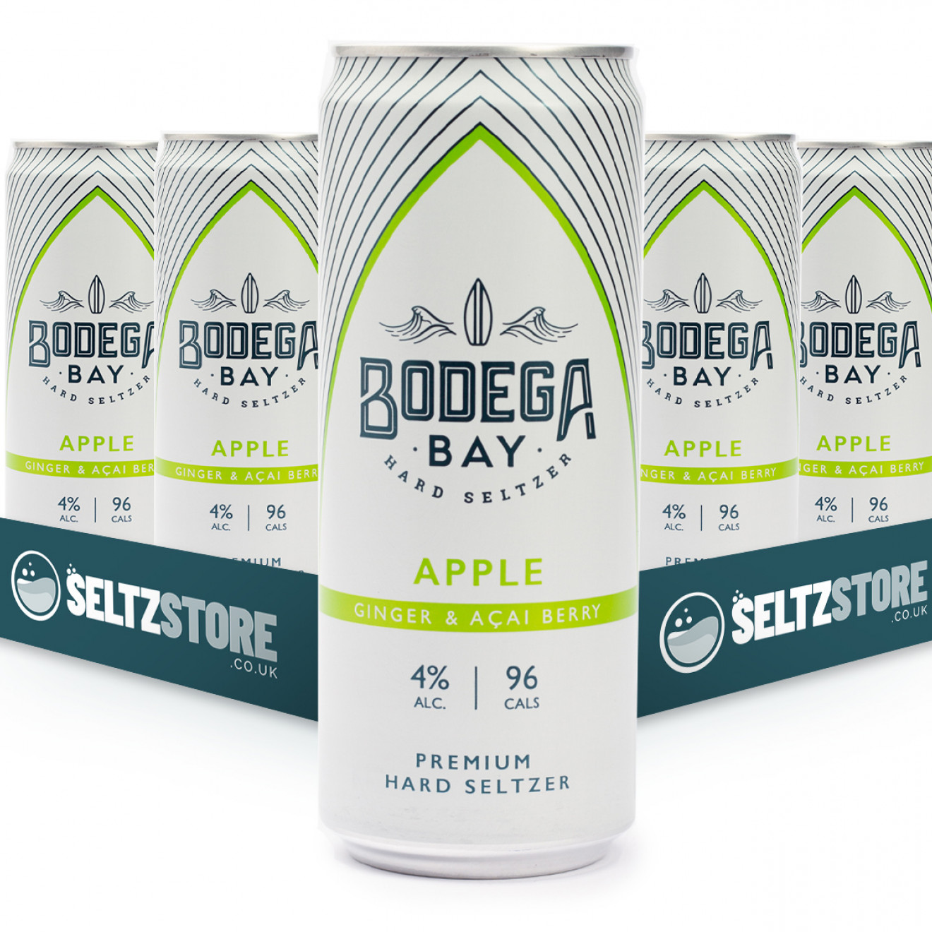 Bodega Bay - Apple, Ginger & Acai Hard Seltzer Multipack