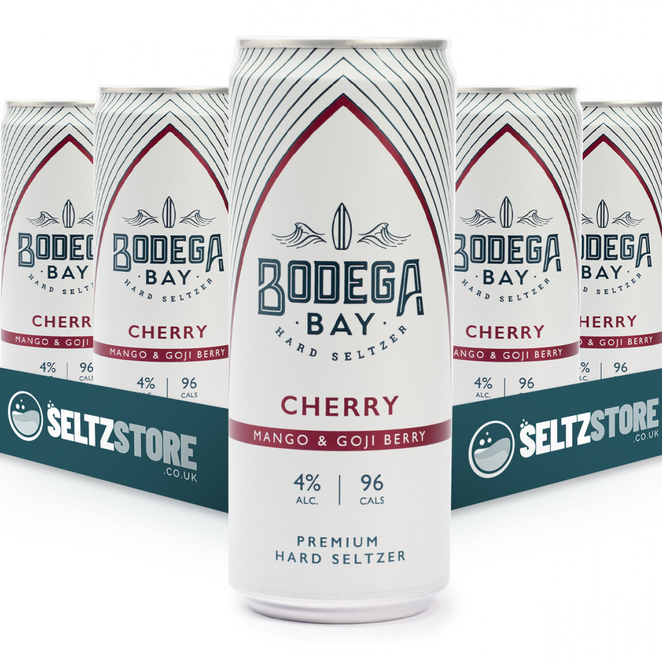 Bodega Bay - Cherry, Mango & Goji Berry Hard Seltzer Multipack