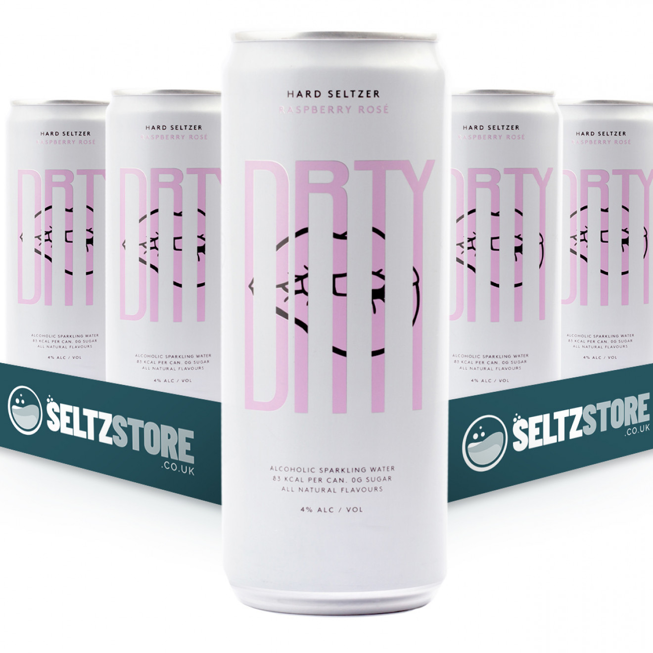 DRTY - Raspberry Rose Hard Seltzer Multipack