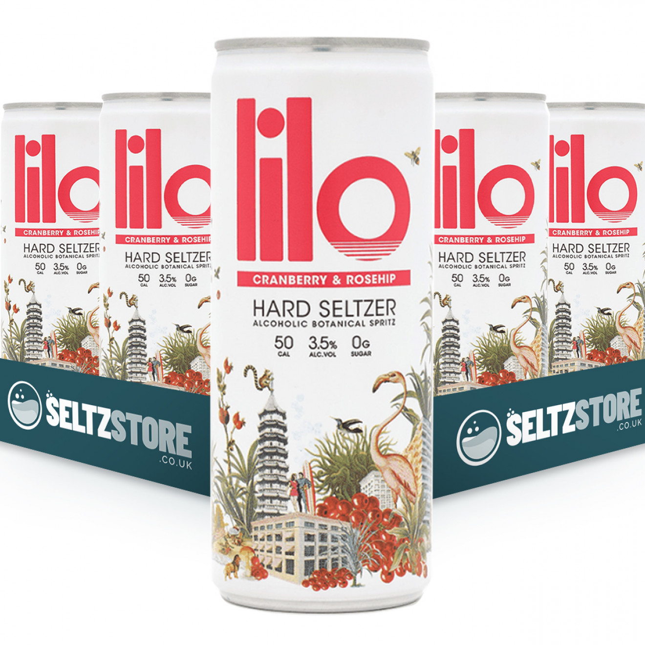 Lilo - Cranberry & Rosehip Hard Seltzer Multipack
