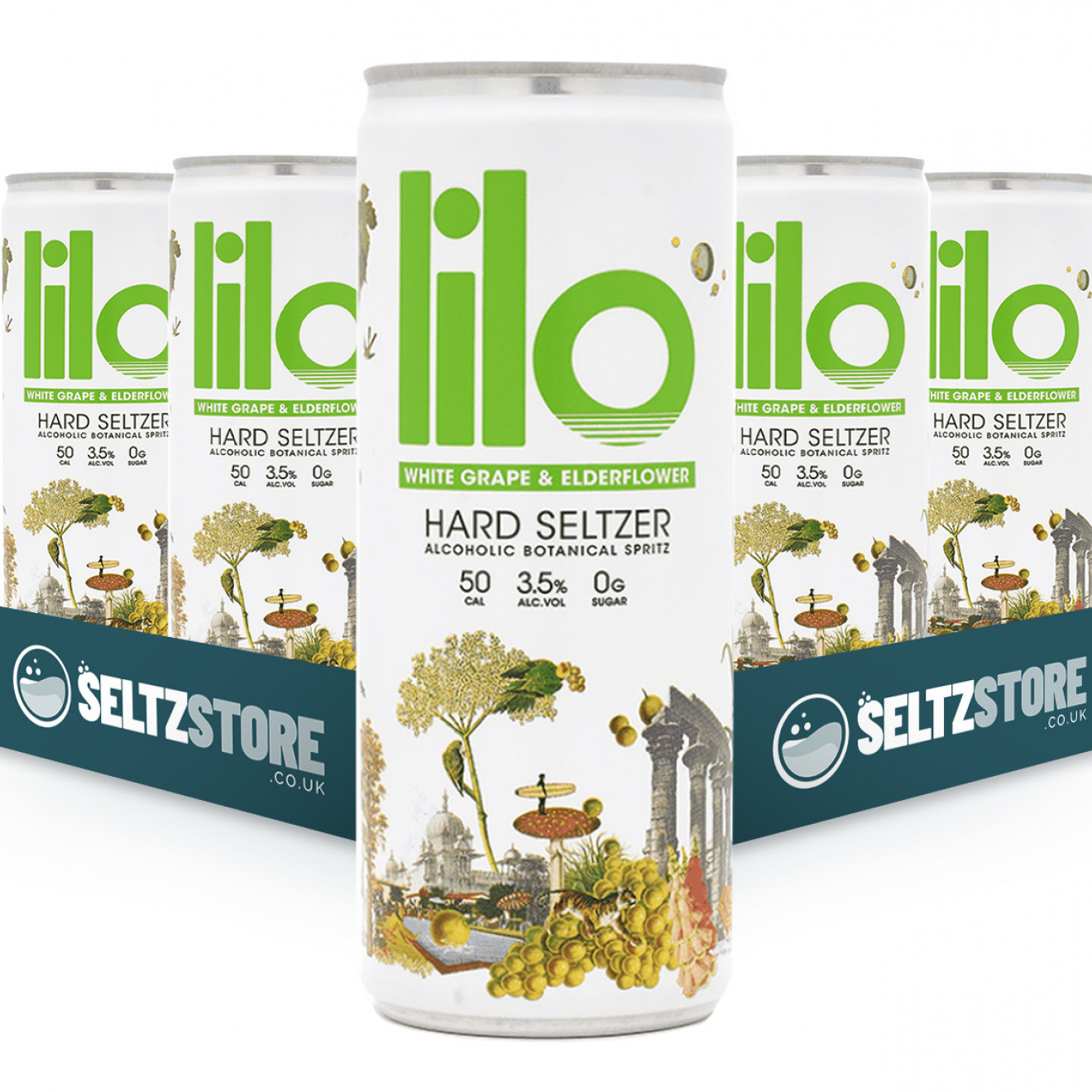 Lilo - White Grape & Elderflower Hard Seltzer Multipack