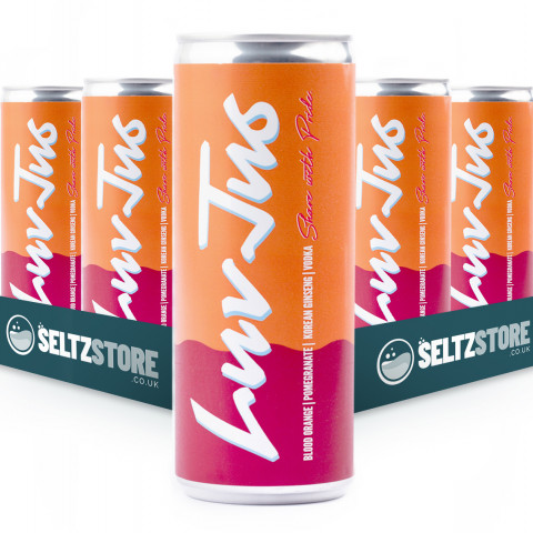 LuvJus - Blood Orange, Pomegranate, Korean Ginseng Hard Seltzer Multipack