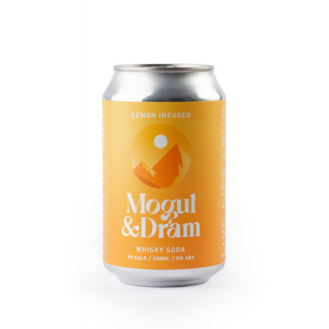 Mogul & Dram Whisky Soda - Lemon Infused - 330ml  (BBE 7/22)