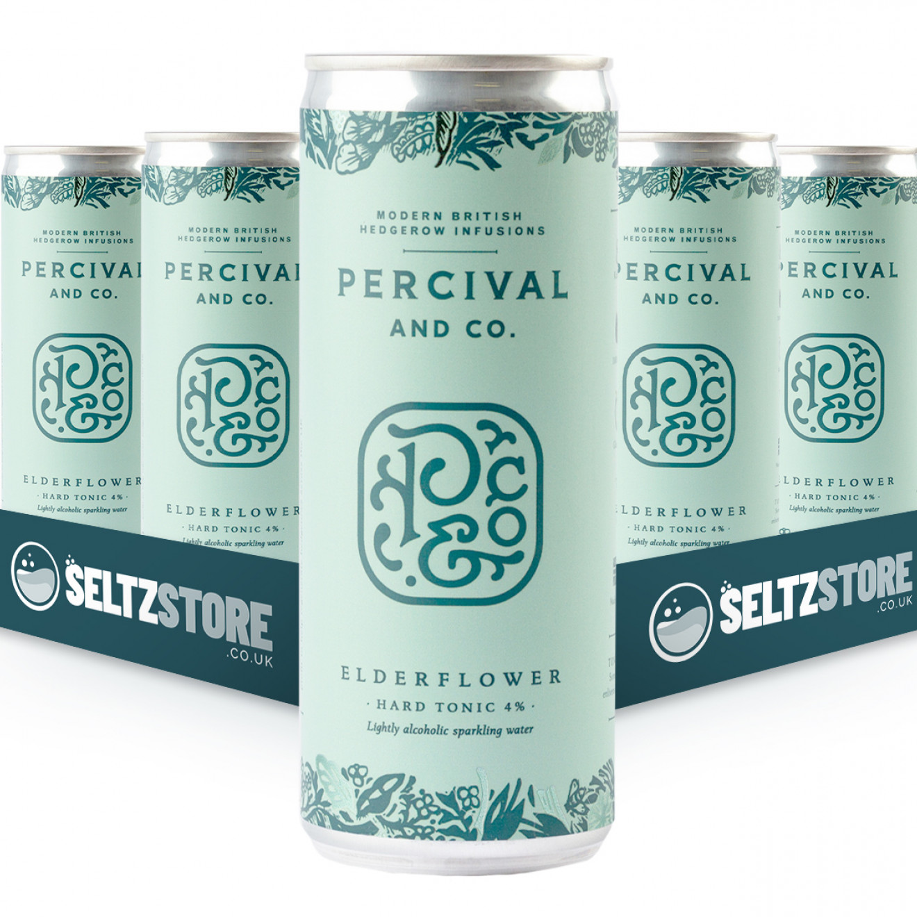 Percival & Co - Elderflower Hard Seltzer Tonic Multipack