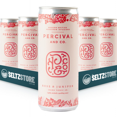 Percival & Co - Rose & Juniper Hard Seltzer Tonic Multipack - X12