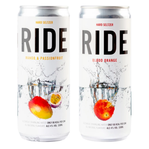 RIDE - Hard Seltzer Mixed Case (Mango + Orange)