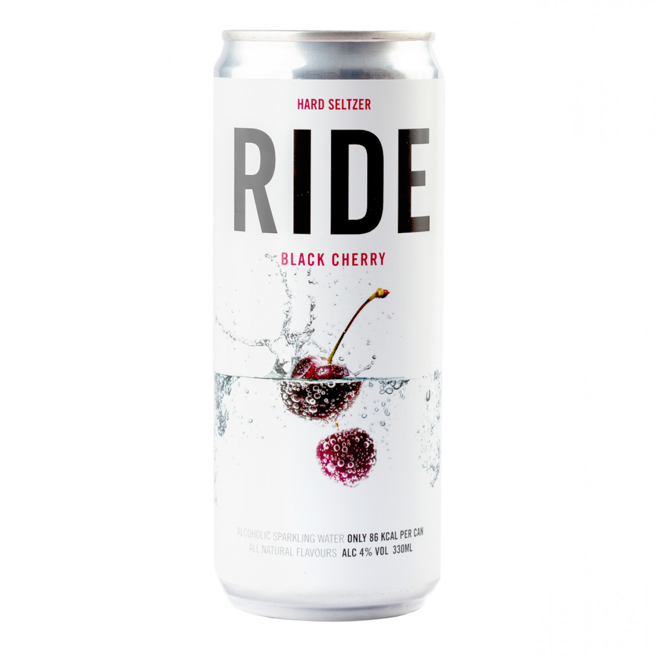 Ride Hard Seltzer - Black Cherry - 330ml