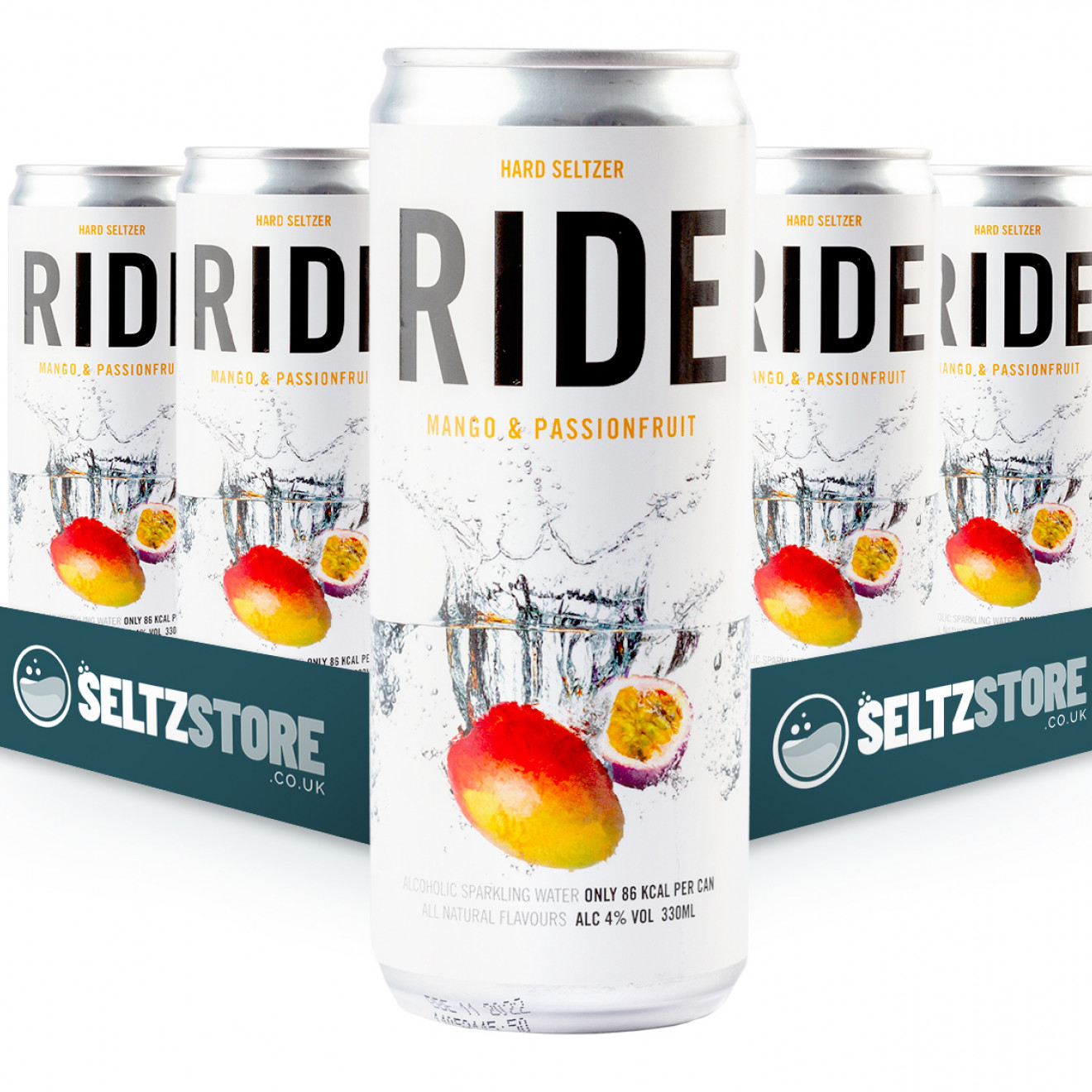 Ride - Mango & Passionfruit Hard Seltzer Multipack