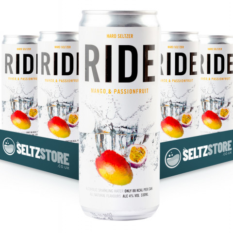 Ride - Mango & Passionfruit Hard Seltzer Multipack - X12