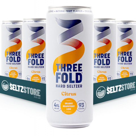 Three Fold - Citrus Hard Seltzer Multipack X12 - (BBE 3/22)