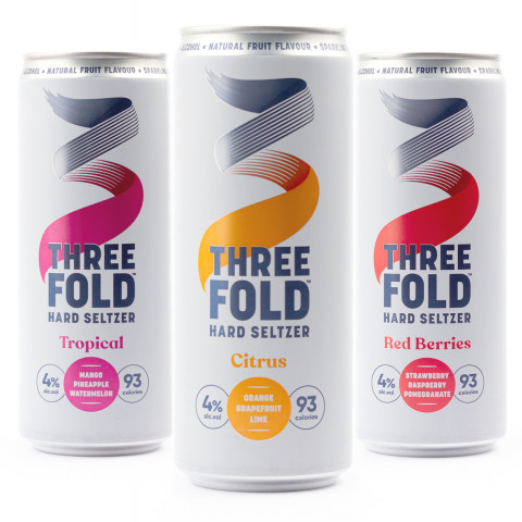 Three Fold - Hard Seltzer Mixed Case X12 - (BBE 3/21)