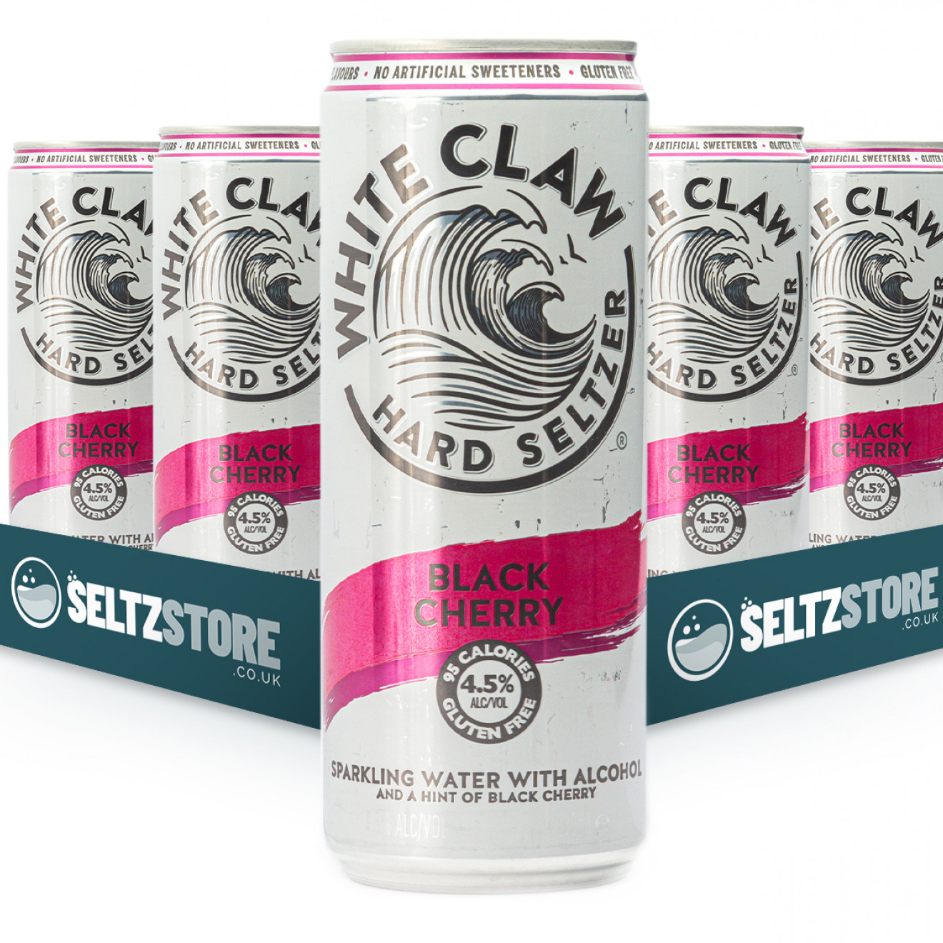 White Claw - Black Cherry Hard Seltzer Multipack