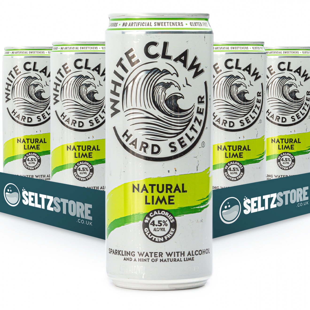 White Claw - Natural Lime Hard Seltzer - X12 