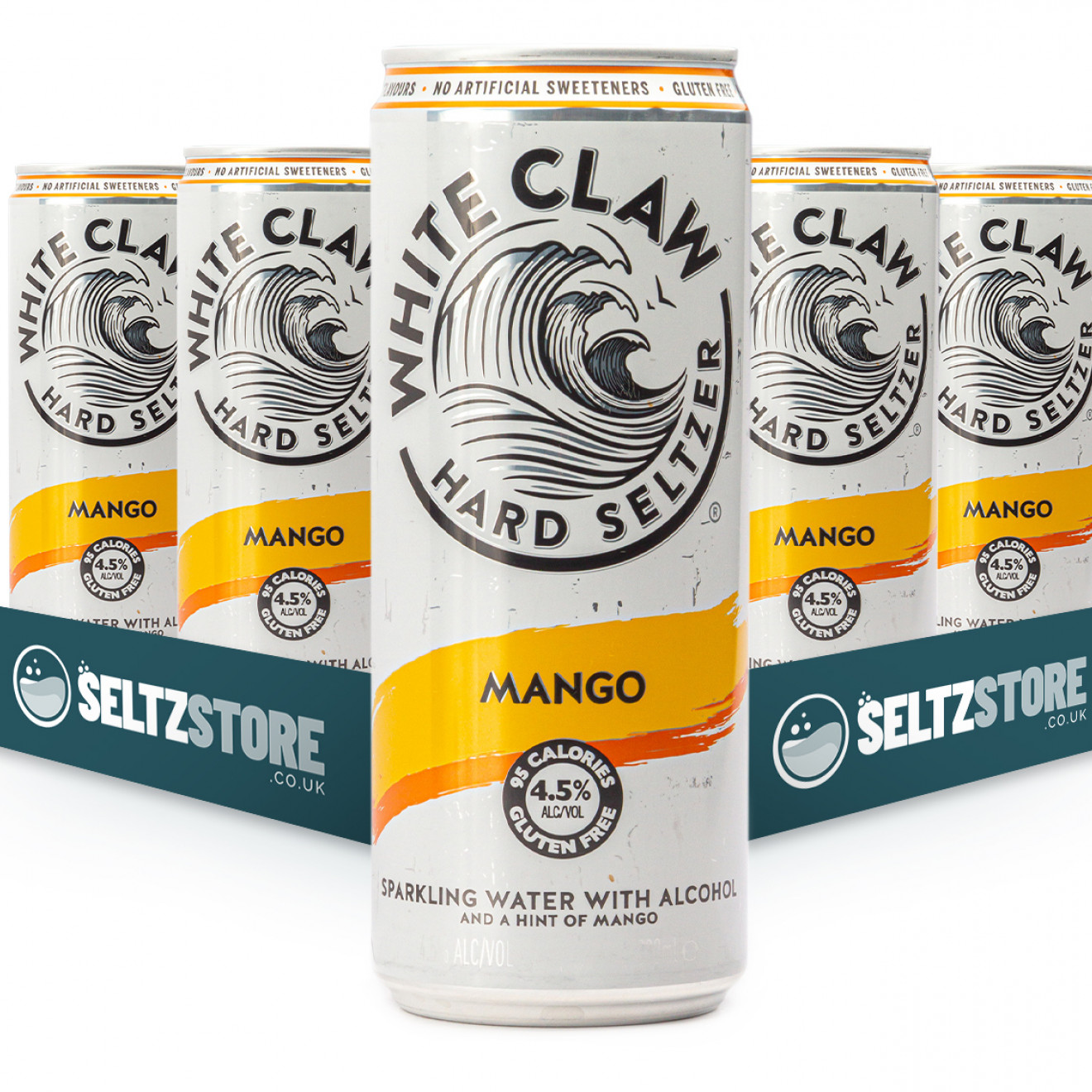 White Claw - Mango Hard Seltzer Multipack